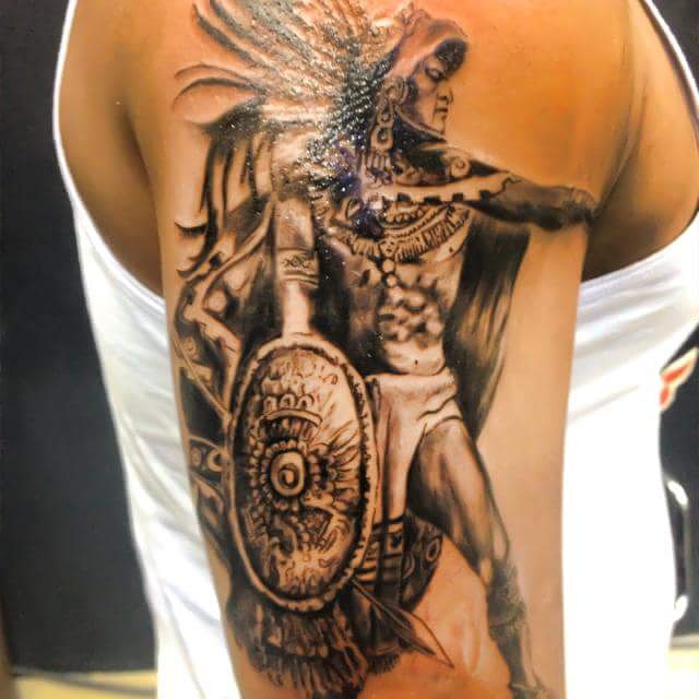Tattoo by @kabirray11 — black_and_grey, realism