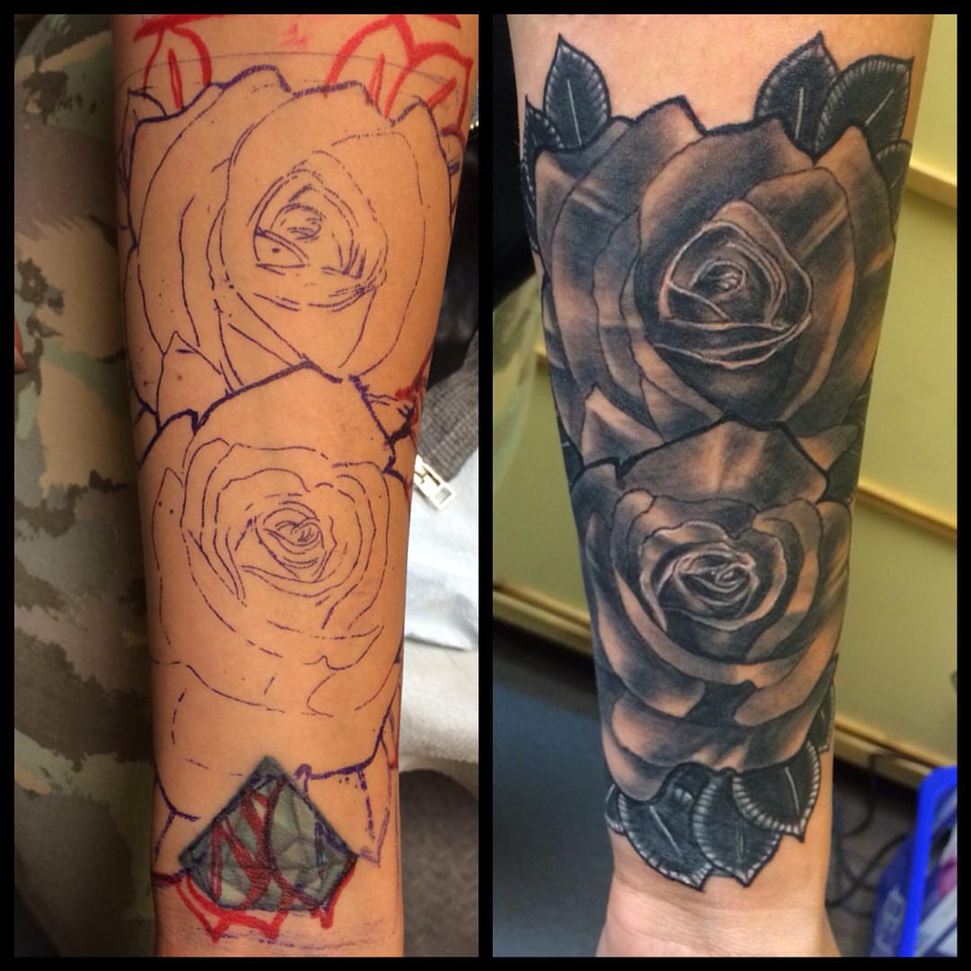 Tattoo by @fabianbaigueratattoo — black_and_grey