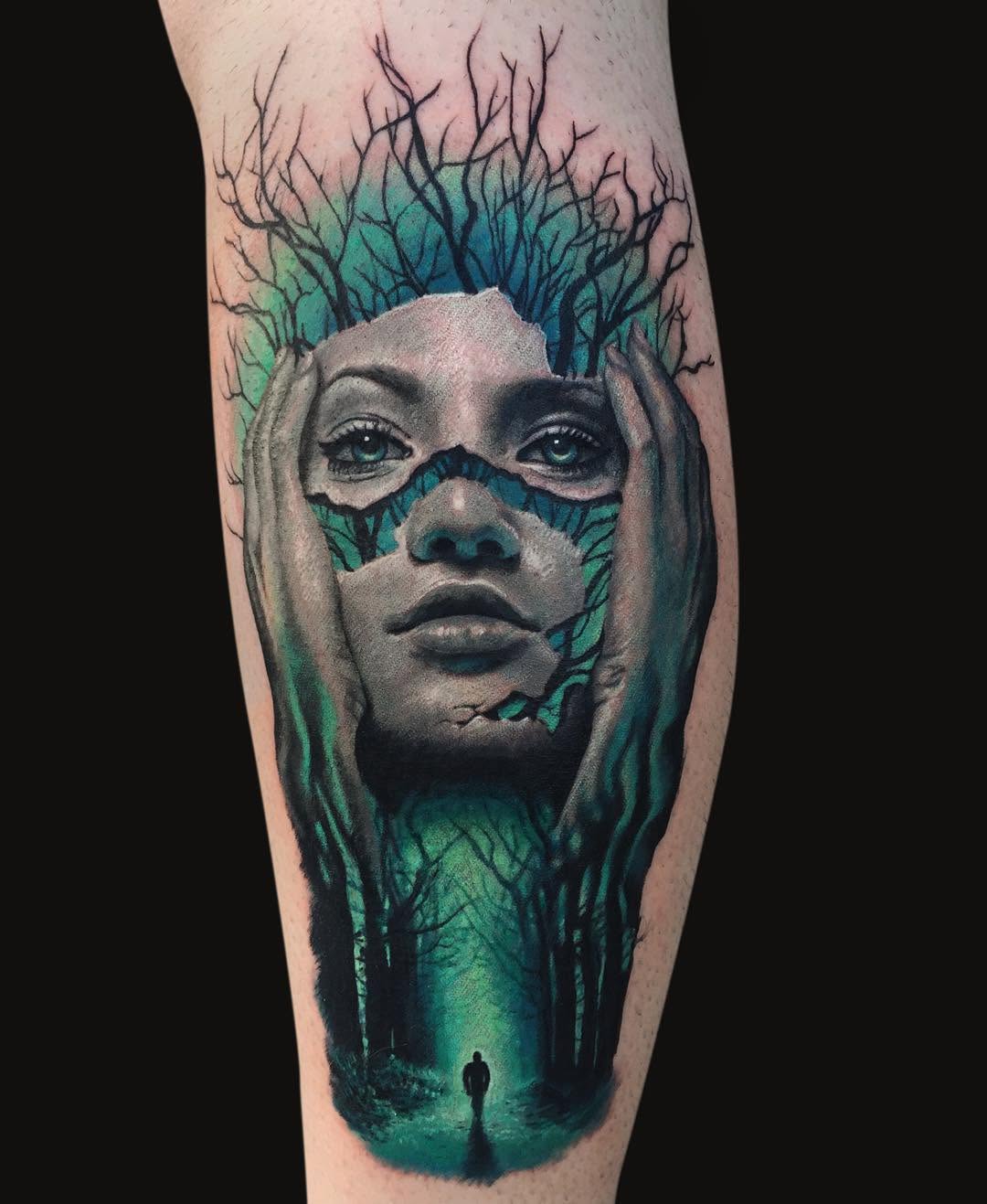 Tattoo by @jamieleeparker — realism, dark_realism