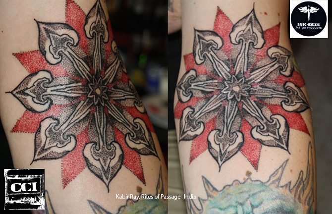 Tattoo by @kabirray11 — dotwork