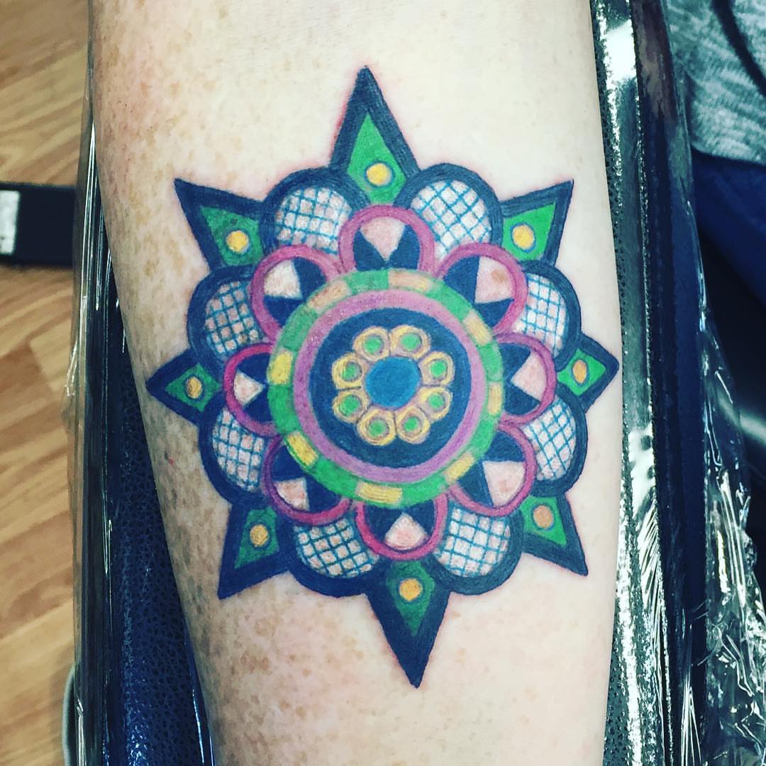 Tattoo by @forestnotttattoo — geometric
