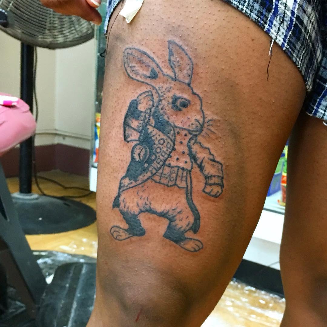 Tattoo by @discreetlyink — black_and_grey