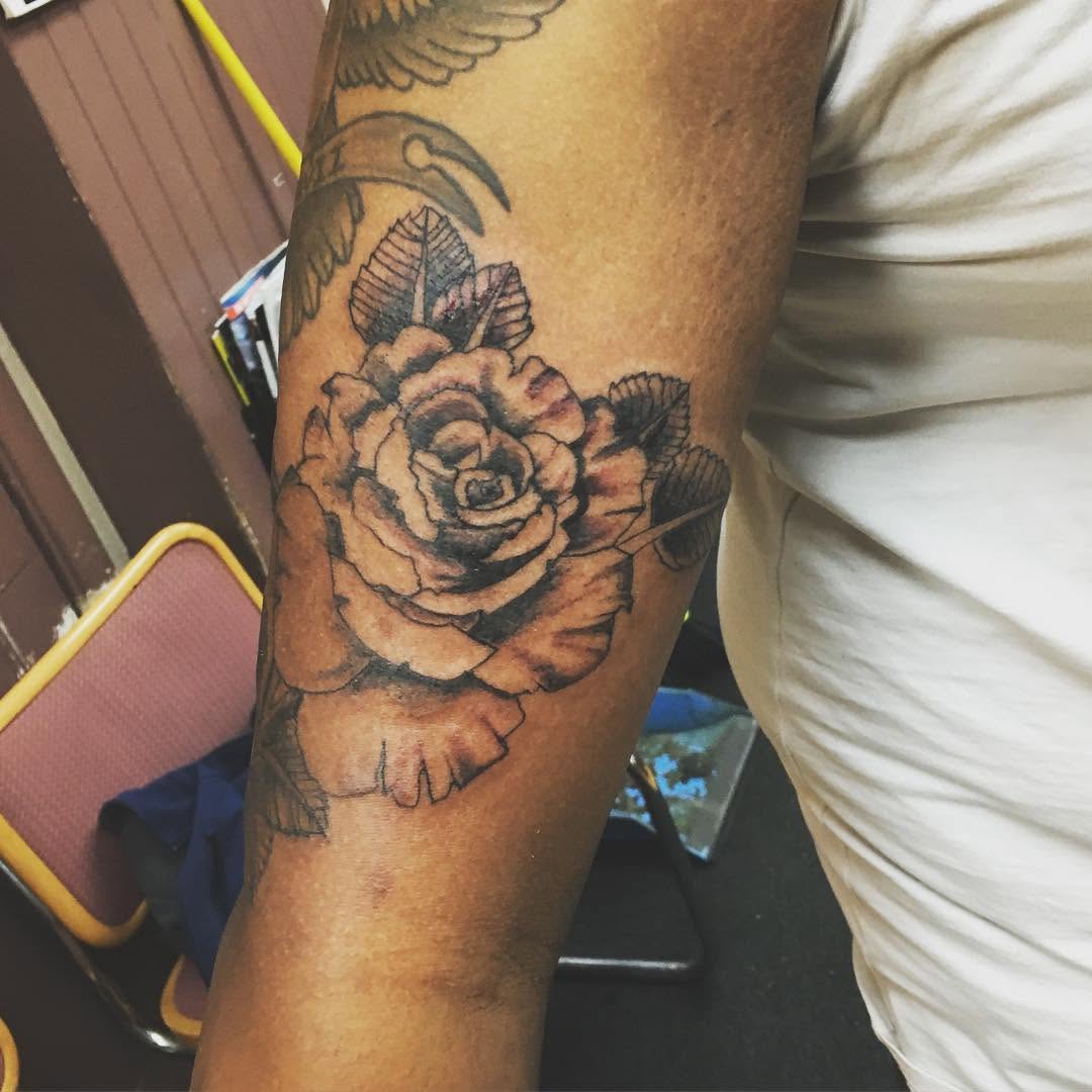 Tattoo by @discreetlyink — black_and_grey, realism