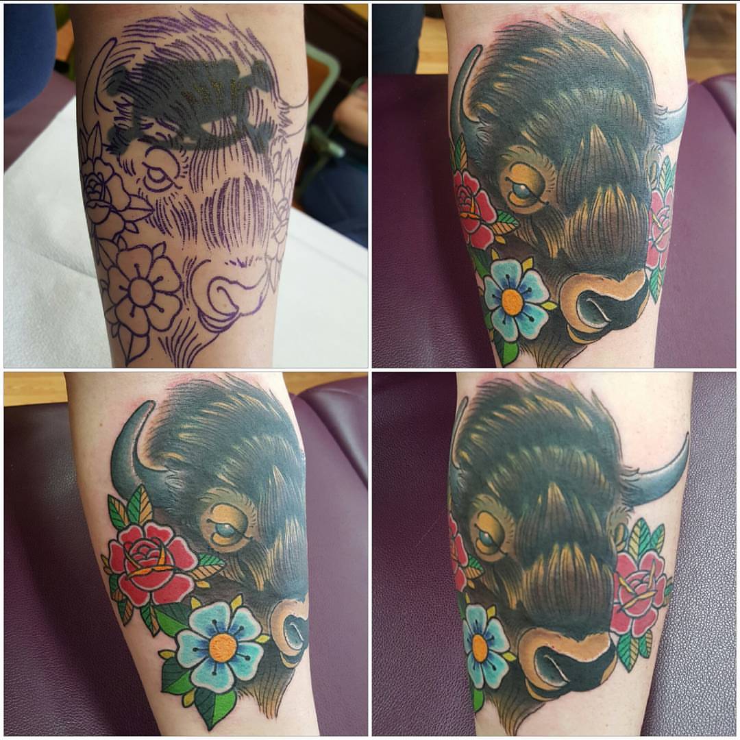 Tattoo by @lougottitattoo — american_traditional, realism