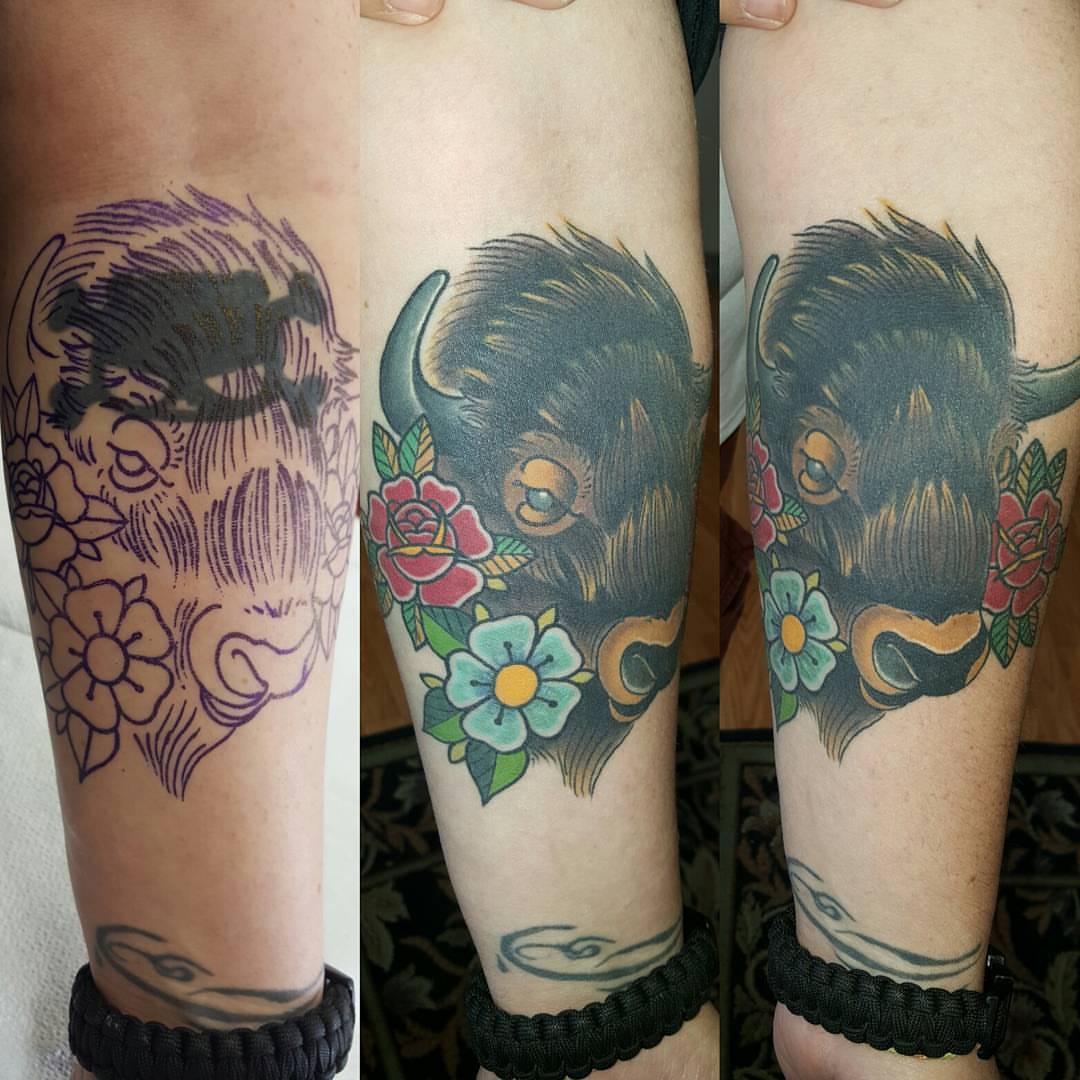 Tattoo by @lougottitattoo — american_traditional, realism