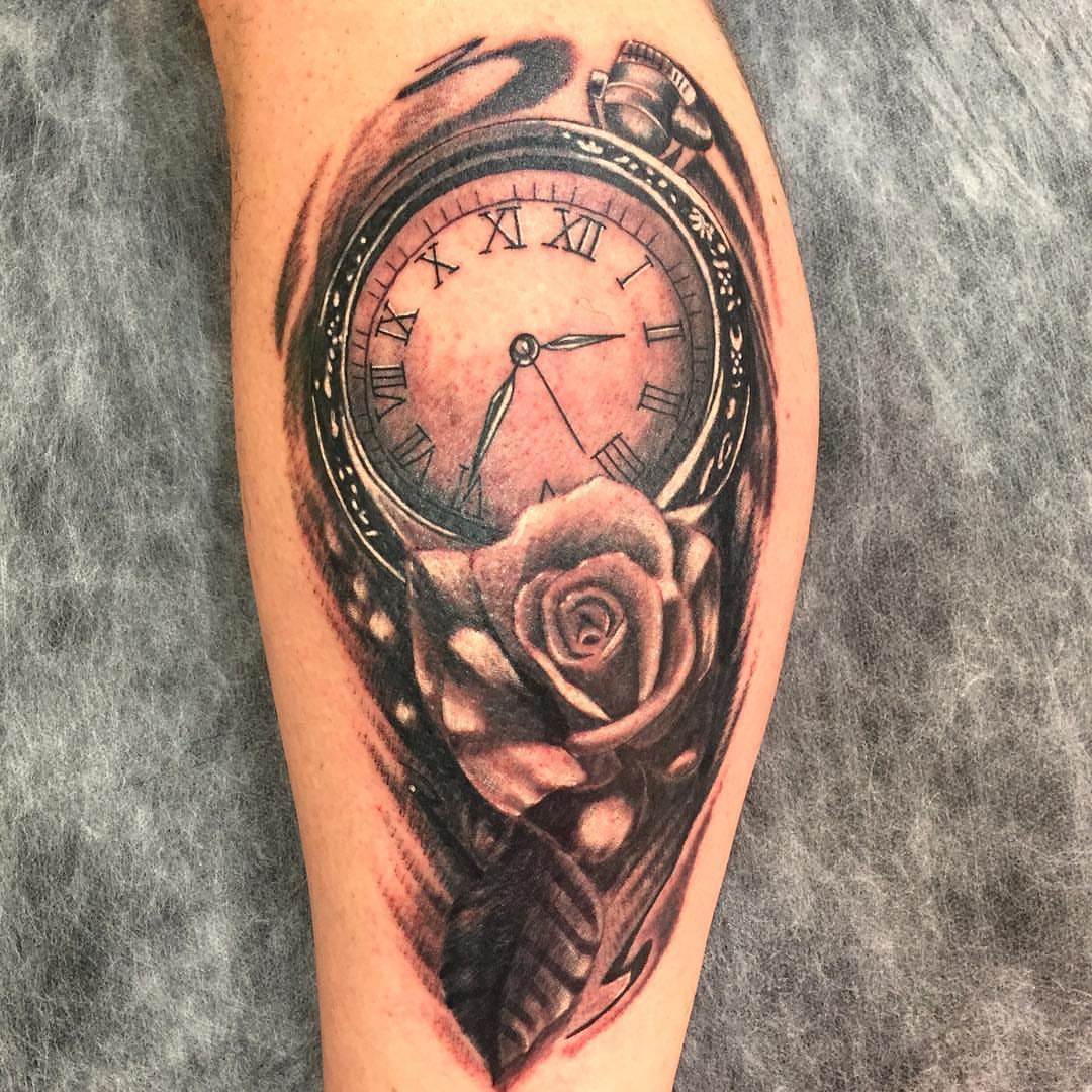 Tattoo by @ozzyblacklinetattoo — black_and_grey, realism