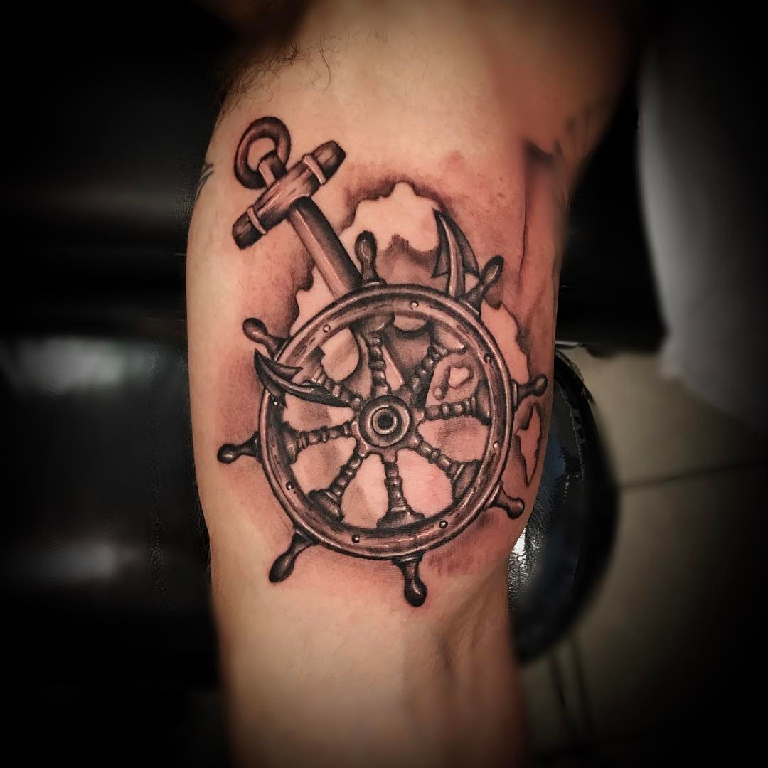 Tattoo by @jared_blue — black_and_grey, realism