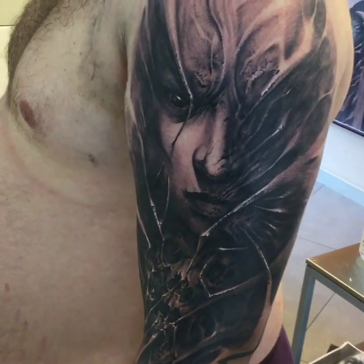 Tattoo by @valentin_tmst β dark_realism, black_and_grey