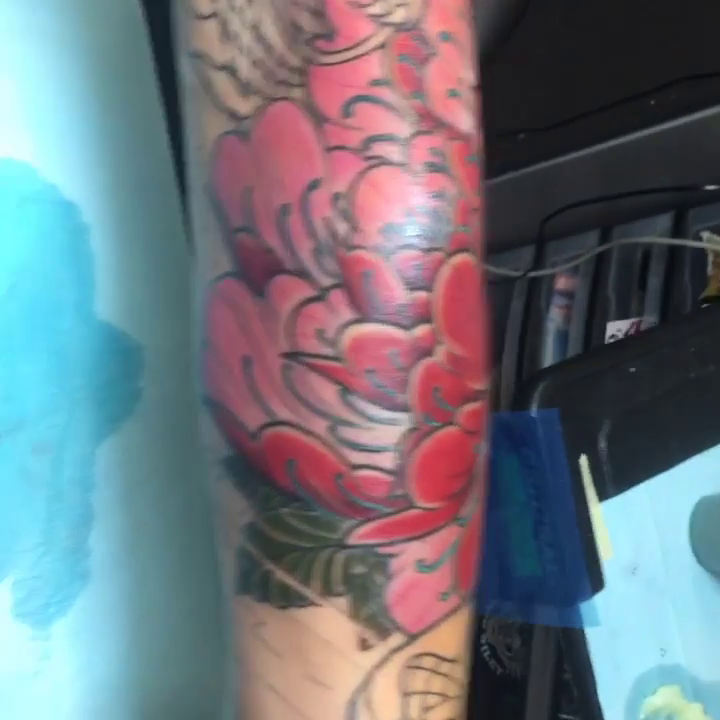 Peony japanese irezumi tattoo by Jason L.