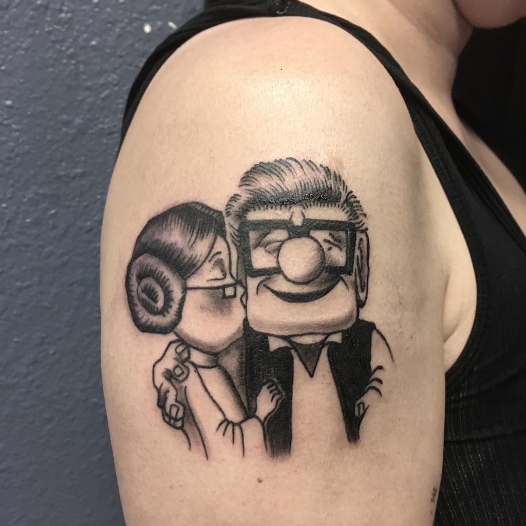 Tattoo by @ianhillart — black_and_grey