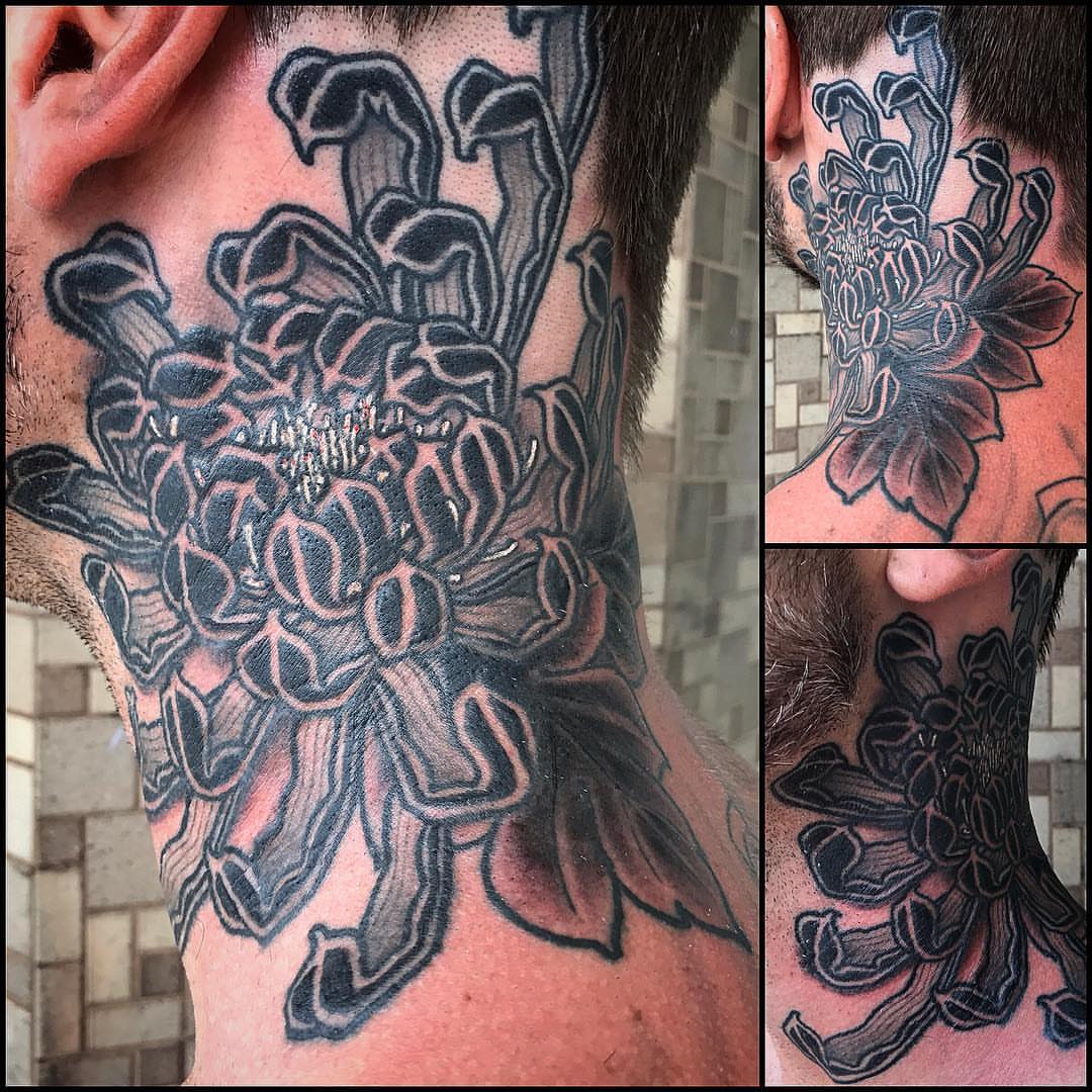 Tattoo by @_tatzilla_ — black_and_grey