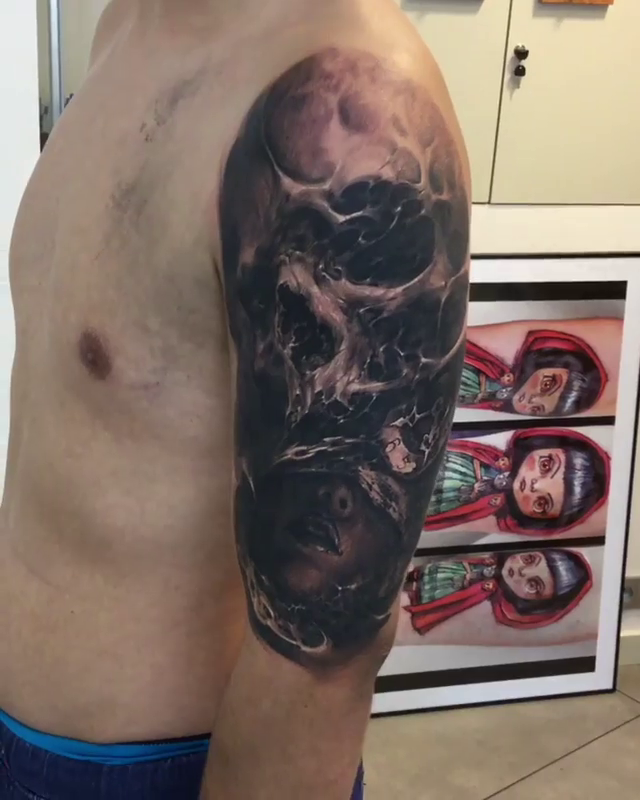 Tattoo by @valentin_tmst β realism, dark_realism
