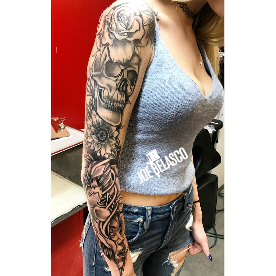 Tattoo by @joebelasco — black_and_grey, realism