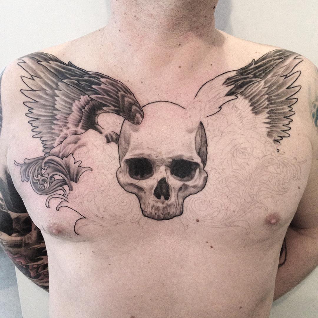 Tattoo by @imperialtattoo — black_and_grey, realism