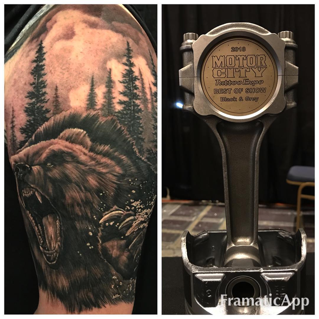 Tattoo by @bull_liquidchaos — realism, black_and_grey