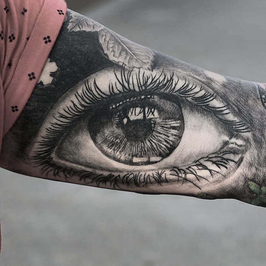 Tattoo by @kabirray11 — realism, black_and_grey
