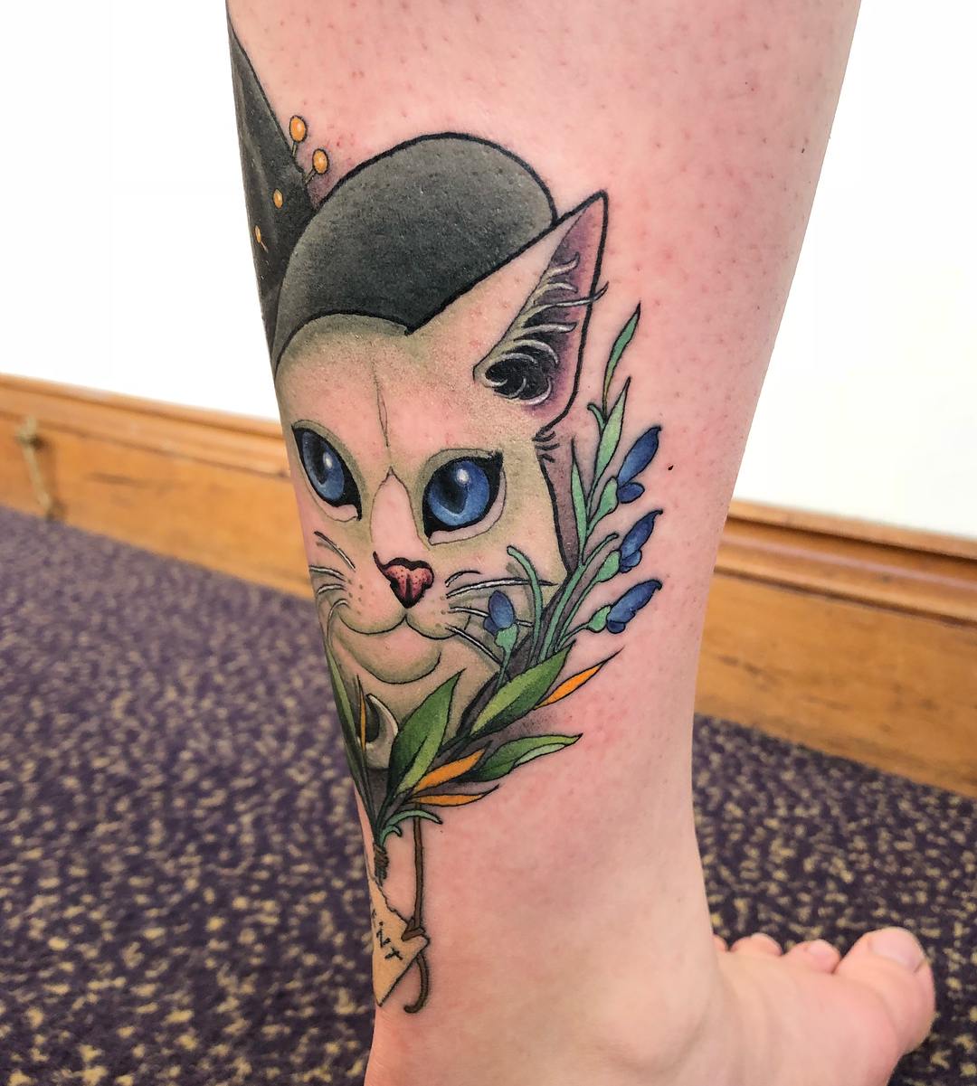 Tattoo by @erinchancetattoo — realism, dotwork