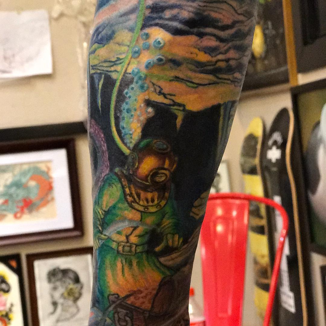 Tattoo by @jsharpe_utn — new_school, dotwork