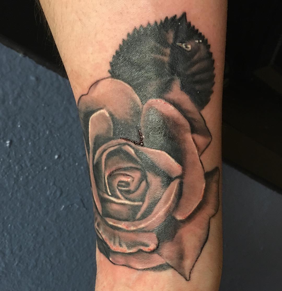 Tattoo by @ianhillart — black_and_grey, realism