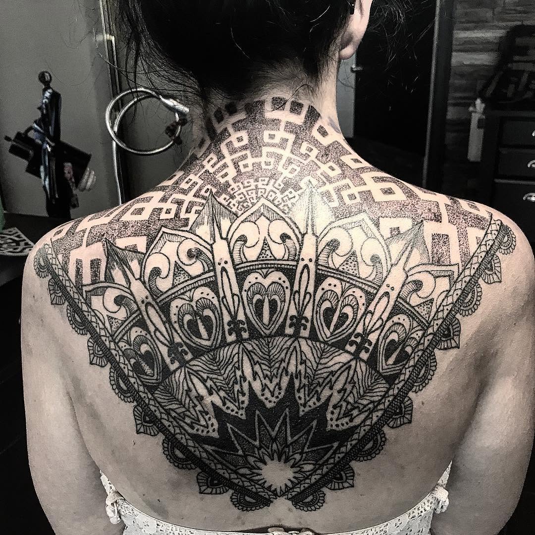 Tattoo by @kabirray11 — geometric, dotwork