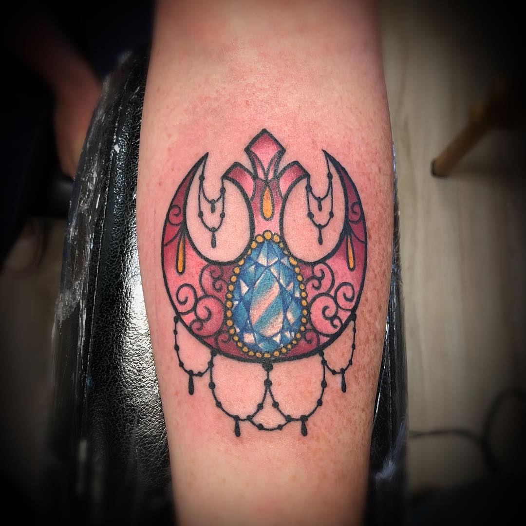 Tattoo by @jared_blue — geometric