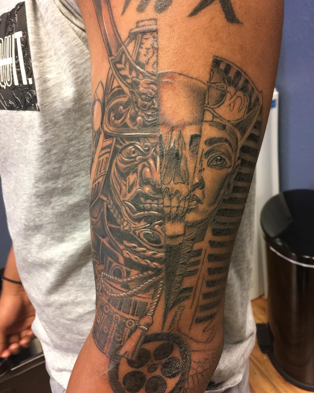 Tattoo by @ianhillart — black_and_grey, realism