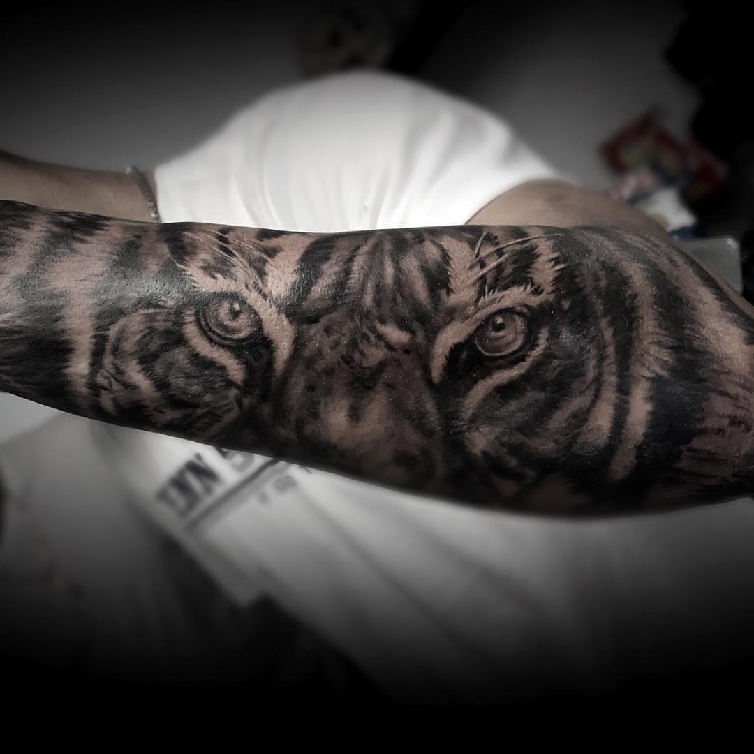 Tattoo by @lanceperlichtattoos — realism, black_and_grey