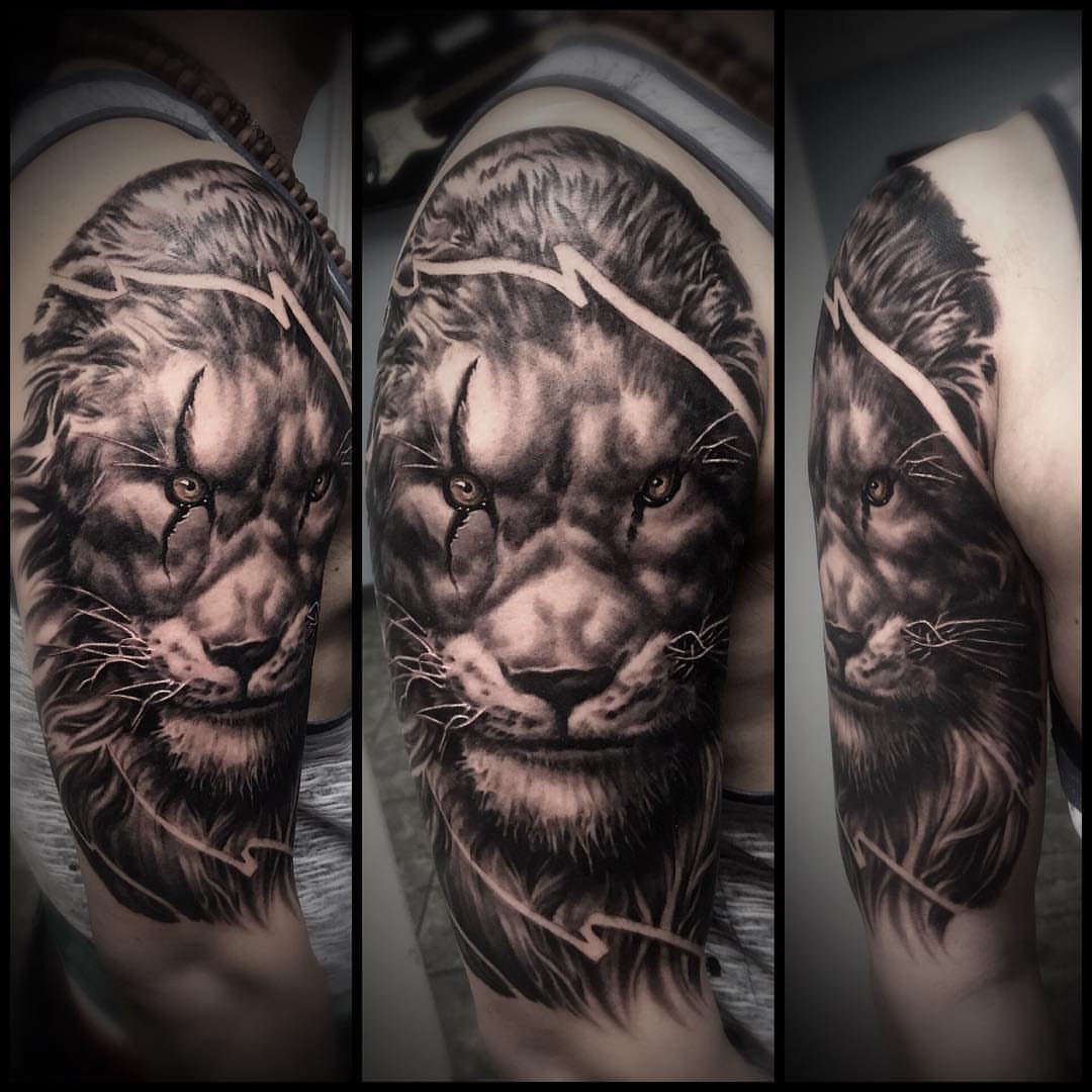 Tattoo by @lanceperlichtattoos — realism, black_and_grey