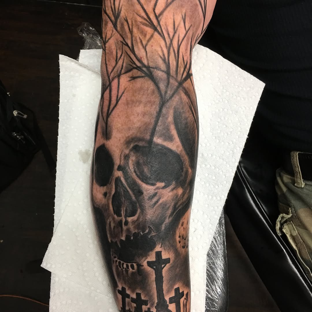 Tattoo by @210miketheinkman — dark_realism