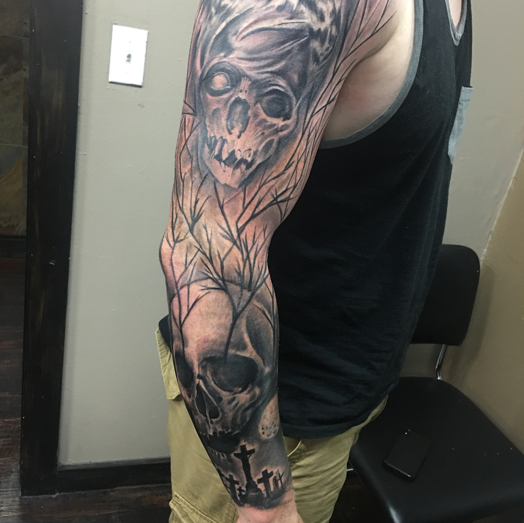 Tattoo by @210miketheinkman — realism, dark_realism