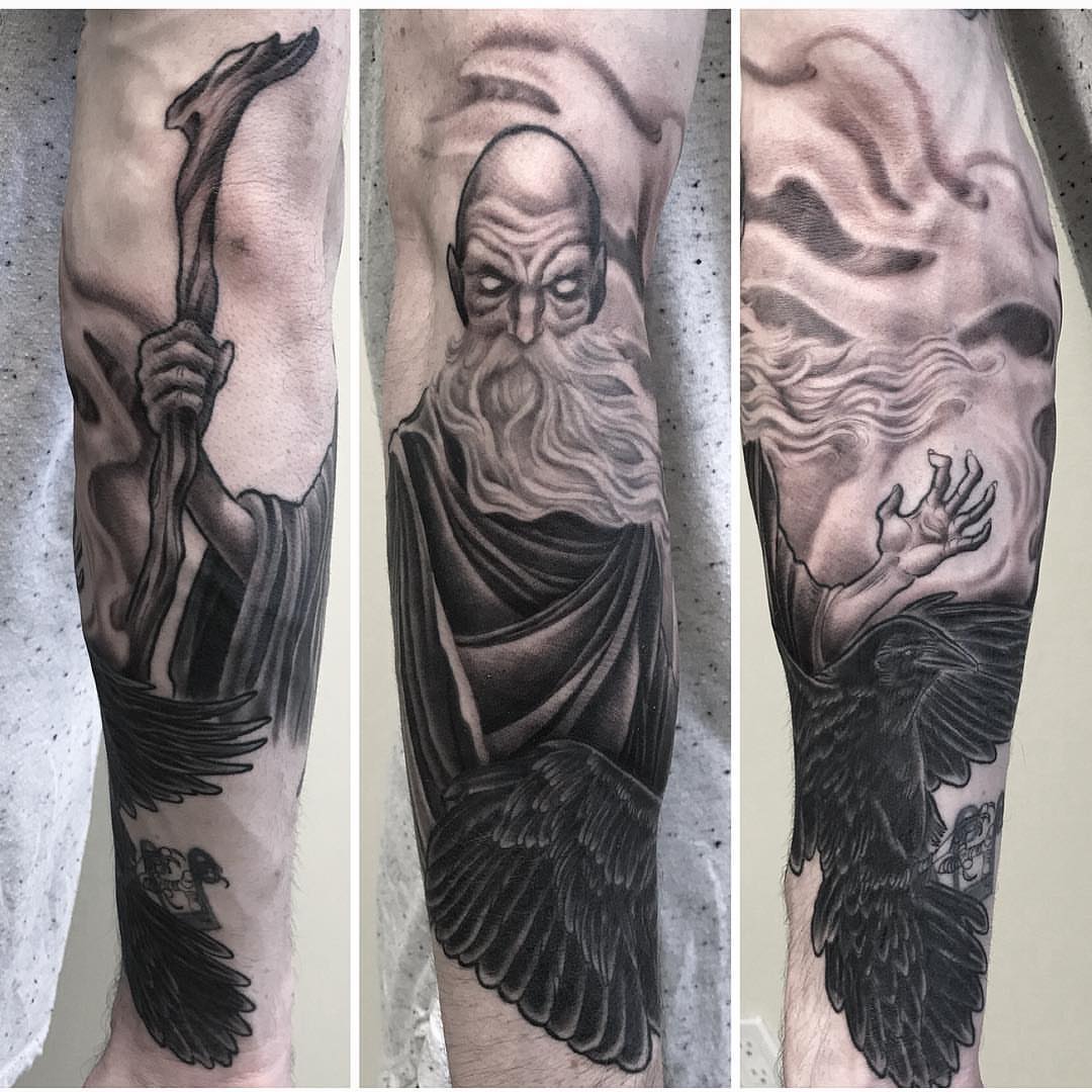 Tattoo by @imperialtattoo — black_and_grey, realism