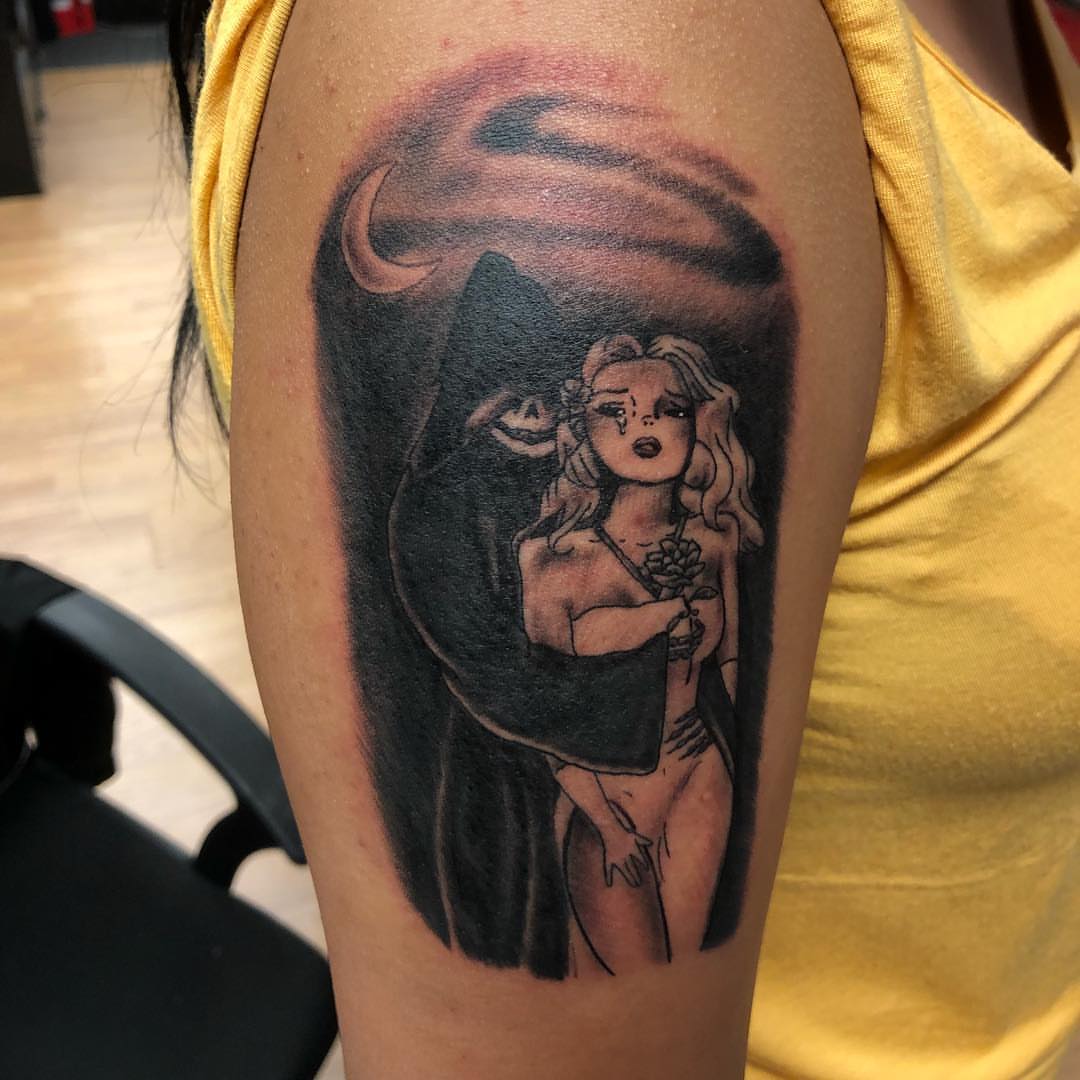 Tattoo by @ostattoo — dark_realism