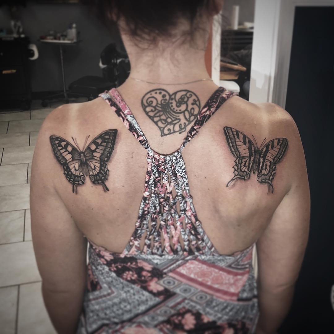 Tattoo by @loganficktattoos — black_and_grey