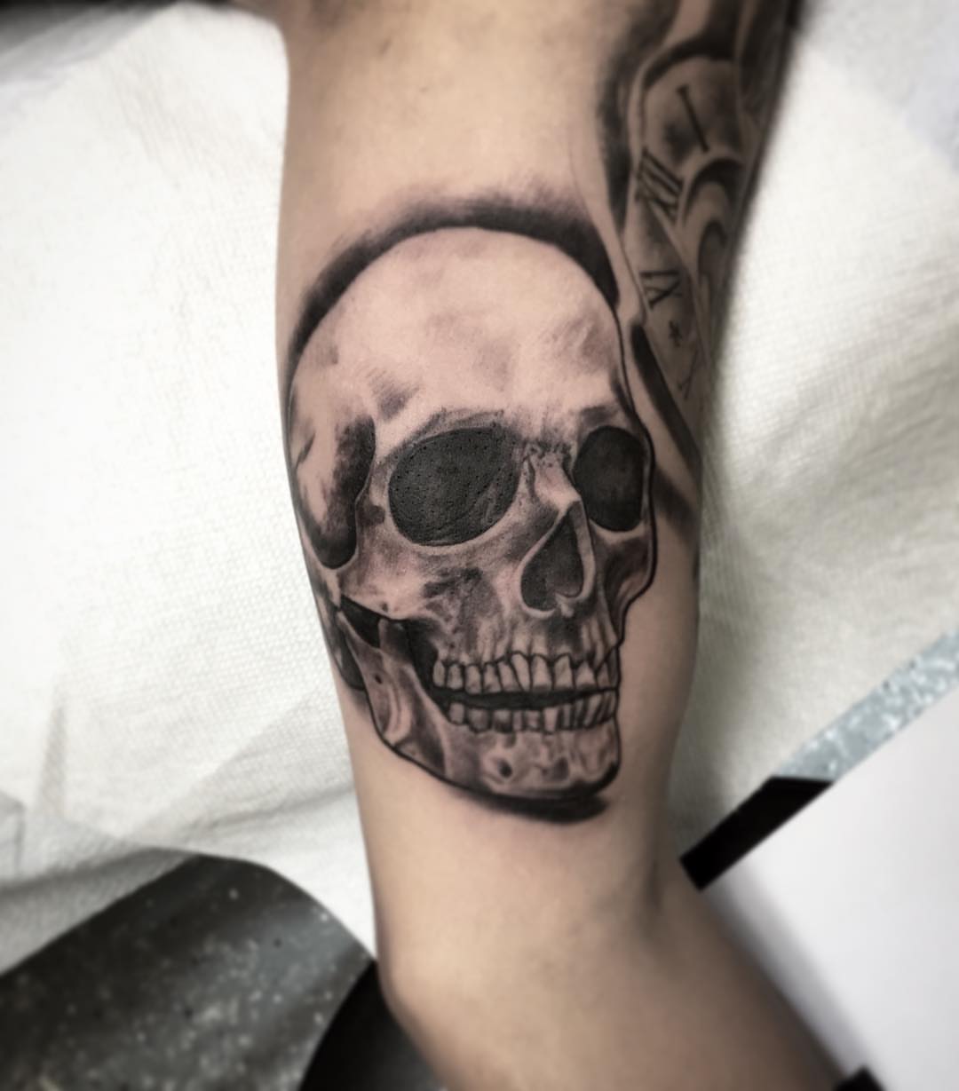 Tattoo by @breynertattoos — black_and_grey, realism