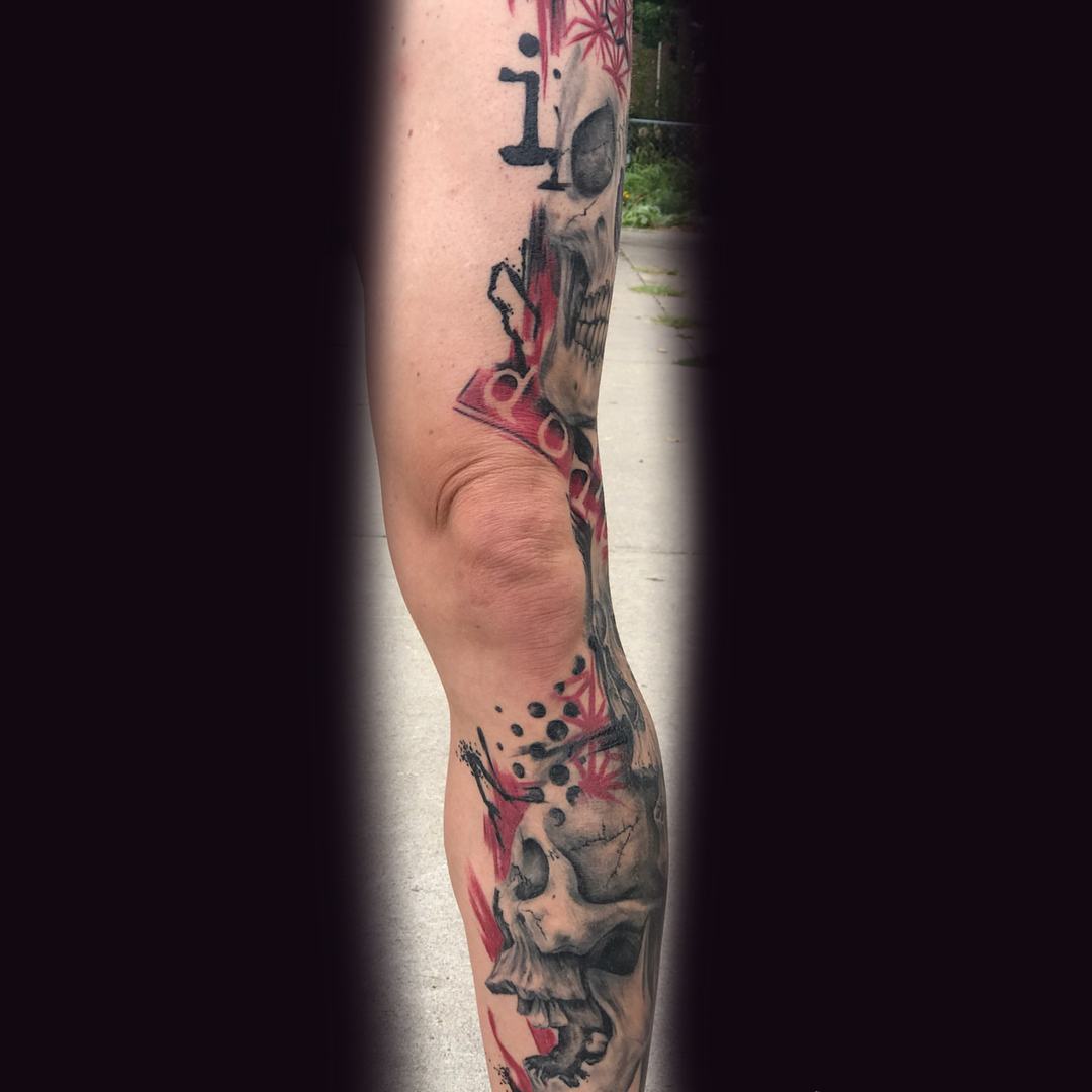 Tattoo by @jacoba.kaufman — dotwork, realism