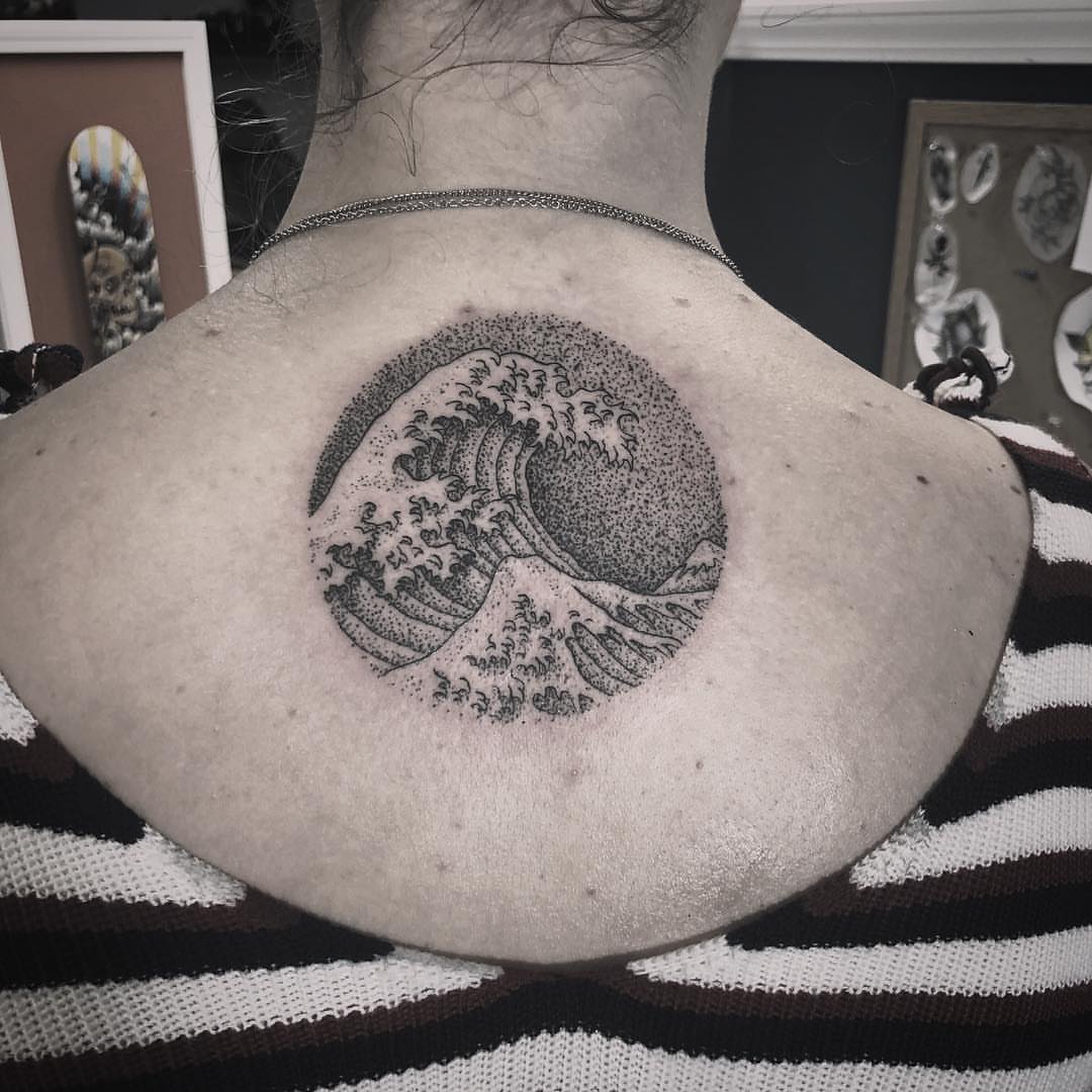 Tattoo by @loganficktattoos — dotwork