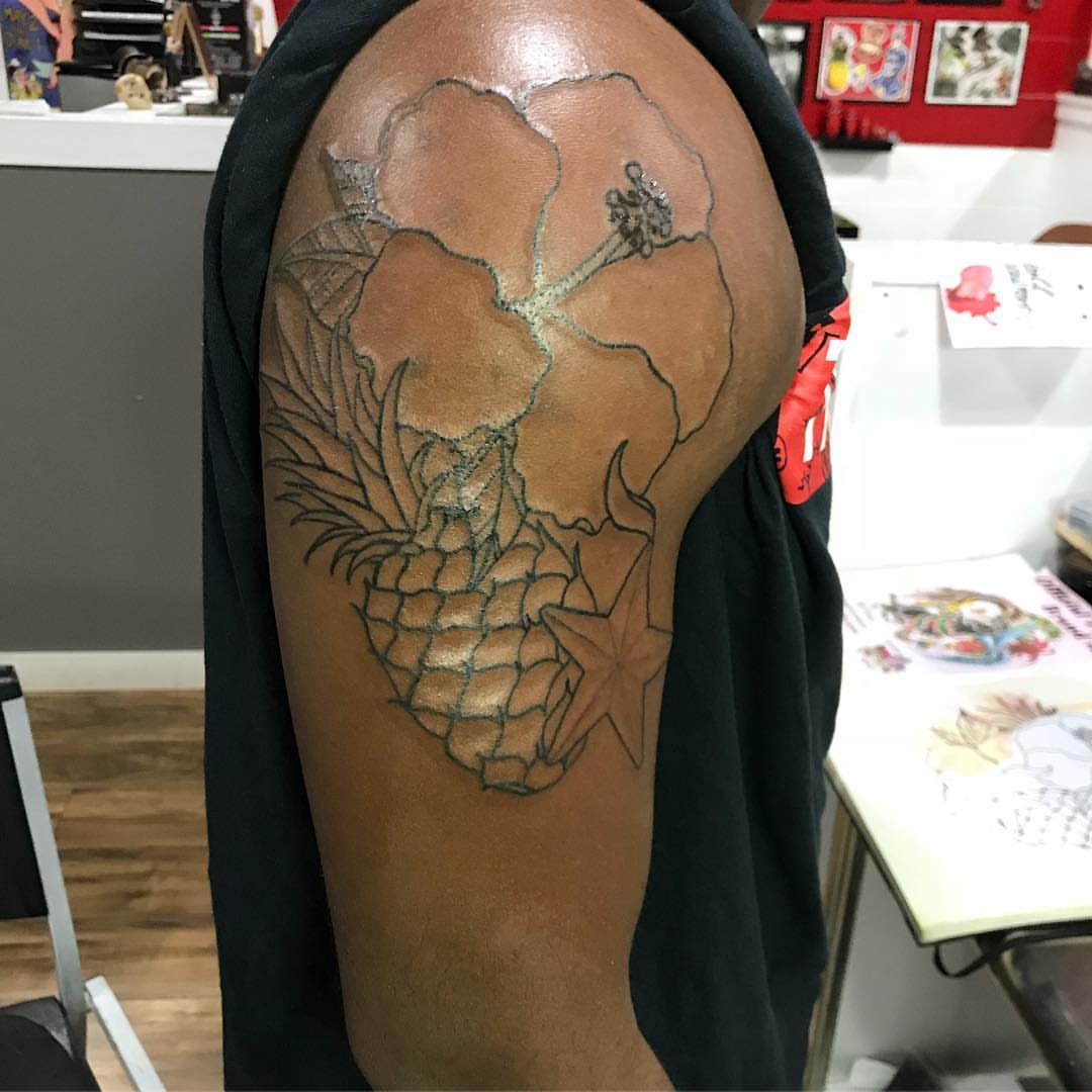 Tattoo by @lewylew_tattoo — realism, black_and_grey