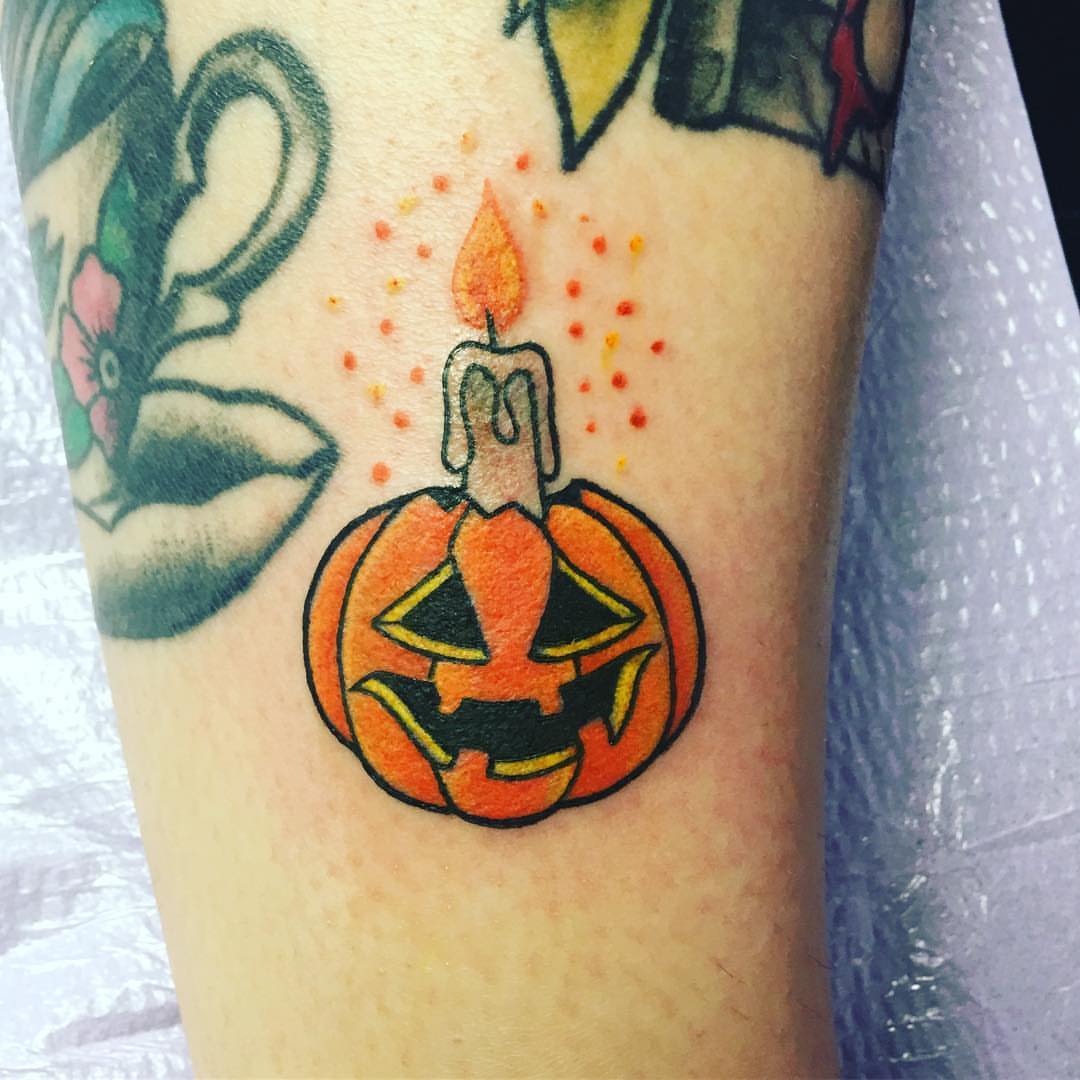 Tattoo by @tattoosbydustinb — dotwork, watercolor