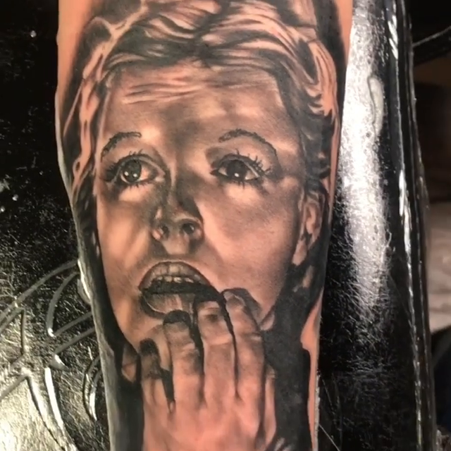 Tattoo by @anthonyclesceritattoo — realism, black_and_grey