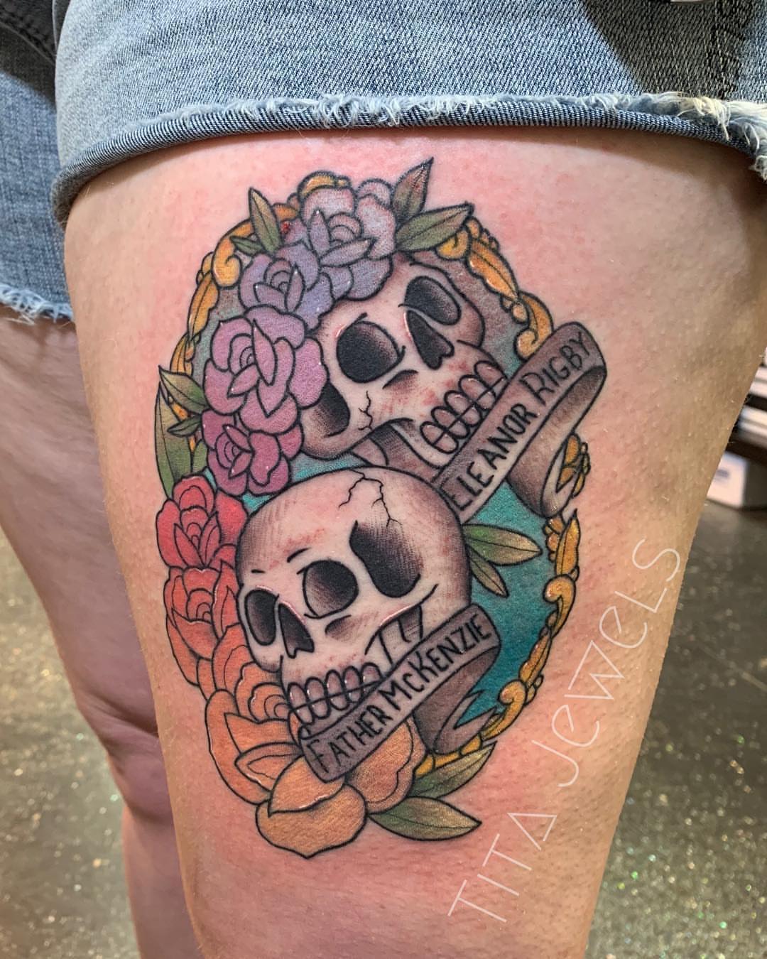 Tattoo by @titajewelstattoo — american_traditional, realism