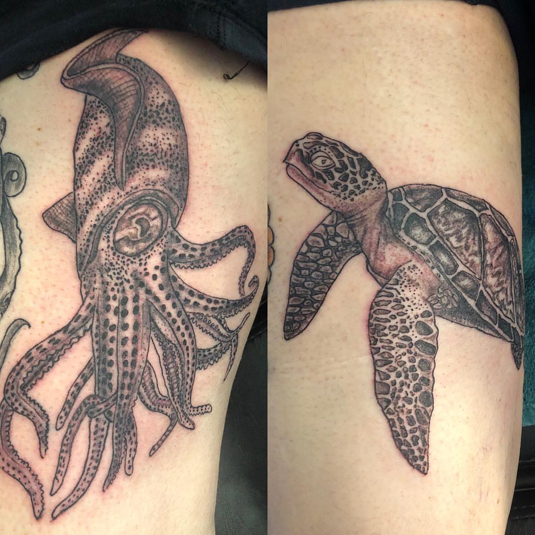 Tattoo by @amieinkadelik — dotwork, realism