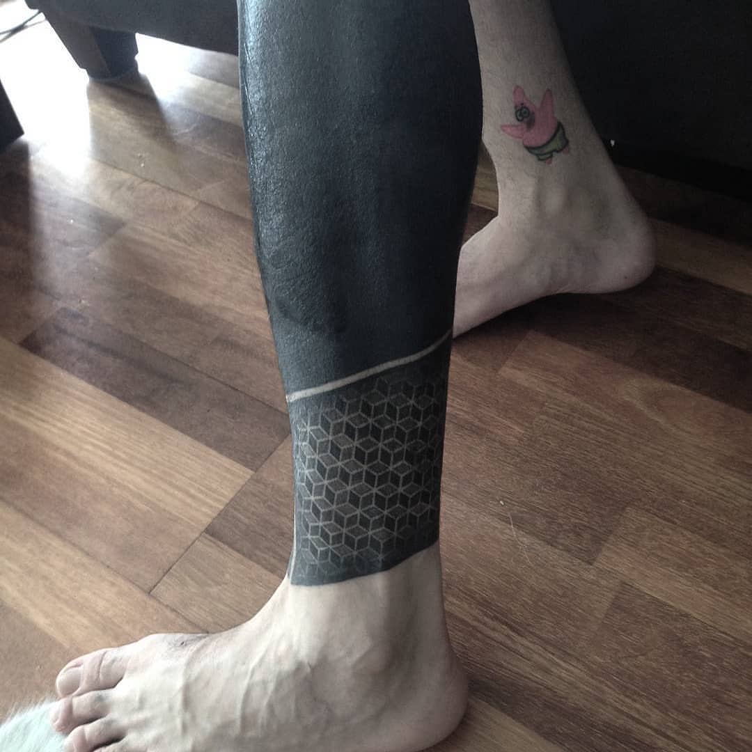 Tattoo by @blackbird_okinawa — geometric