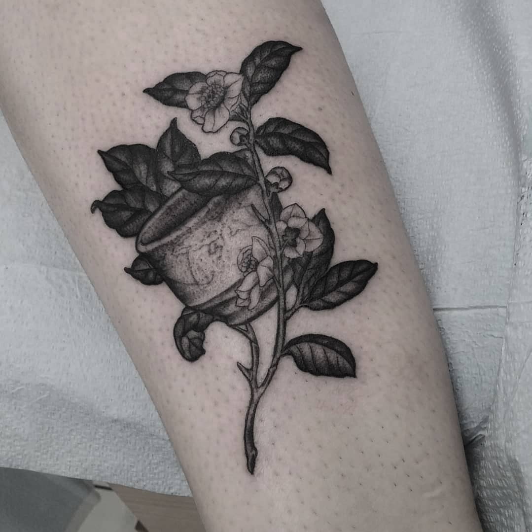 Tattoo by @blackbird_okinawa — black_and_grey