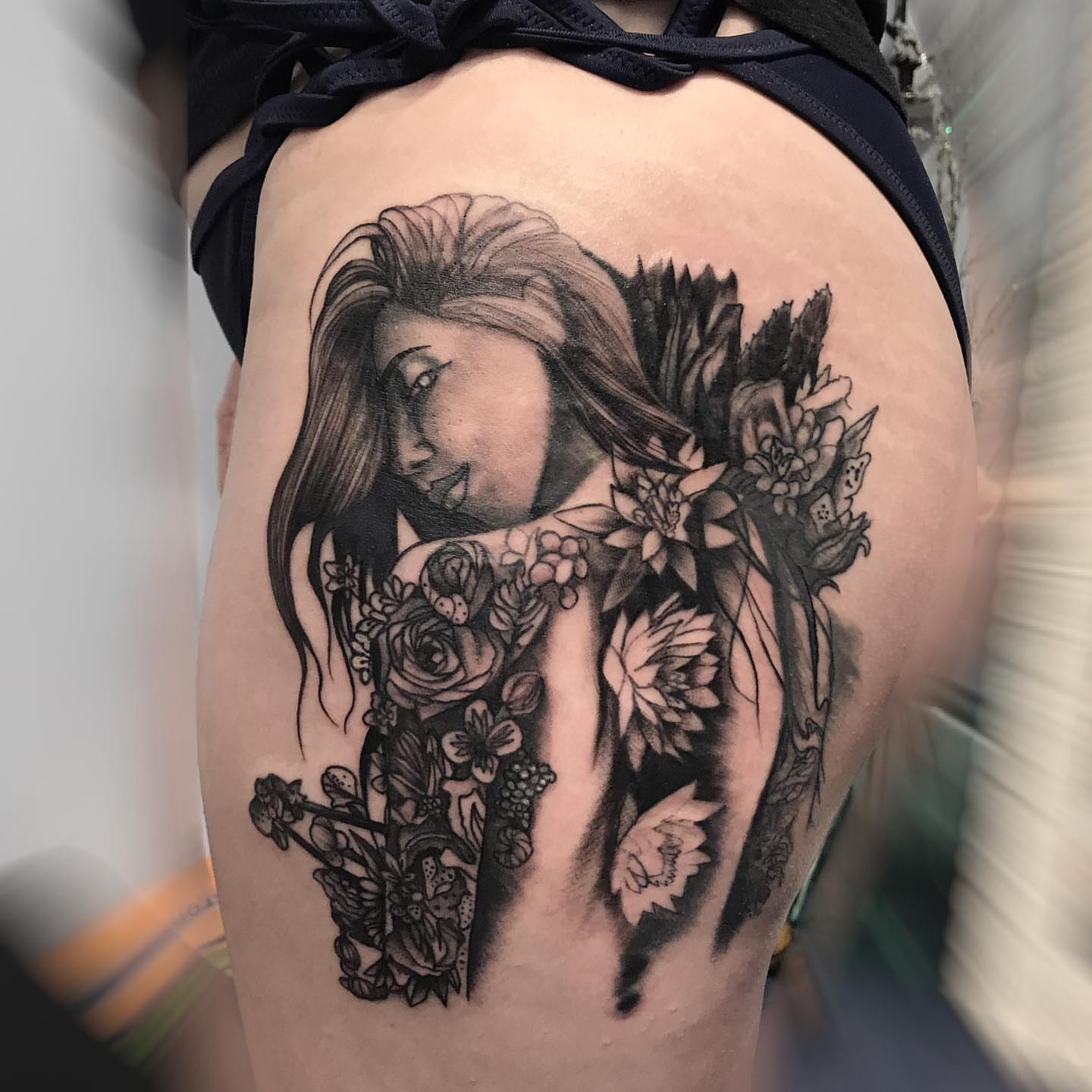 Tattoo by @sv3ink — black_and_grey, realism