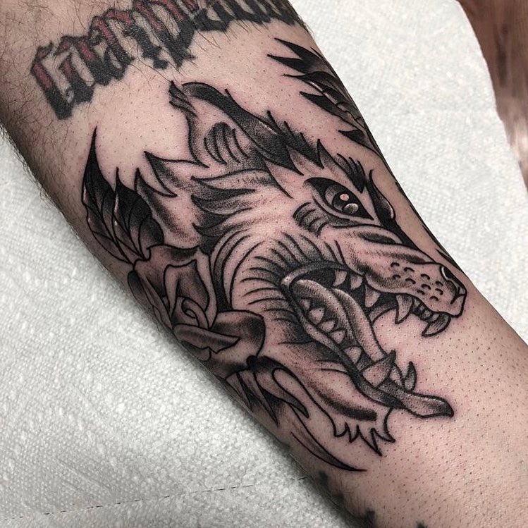 Tattoo by @strangebrewtattoo — american_traditional