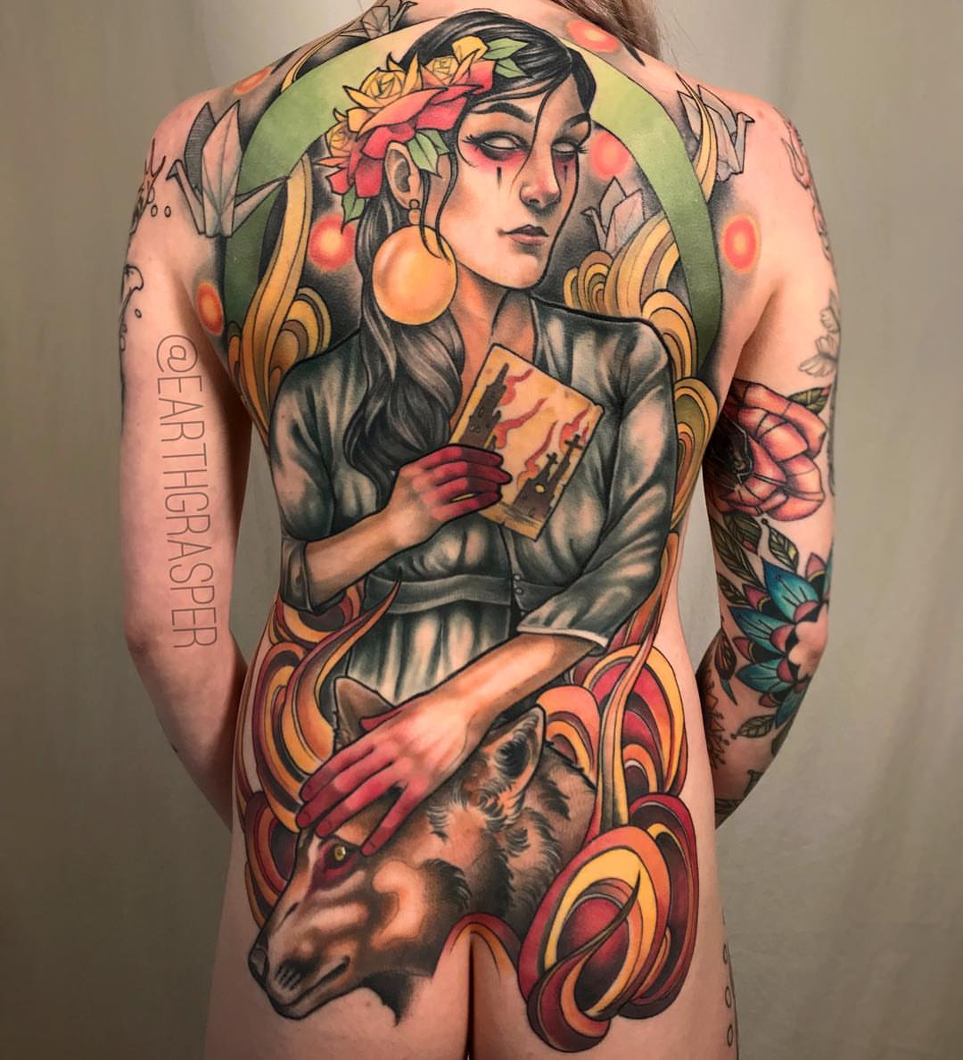 Tattoo by @earthgrasper — american_traditional