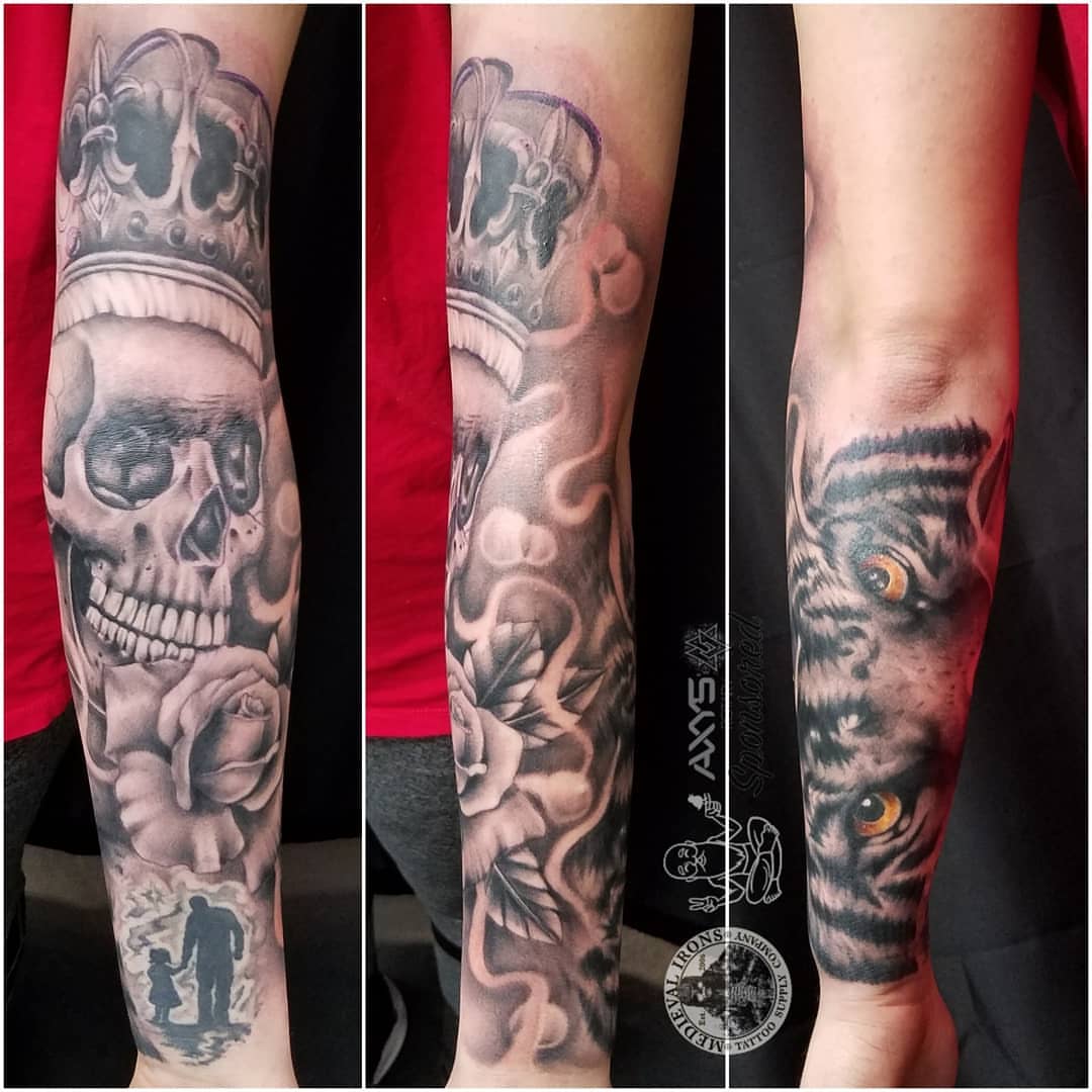 Tattoo by @shane_pstattoo — black_and_grey, realism