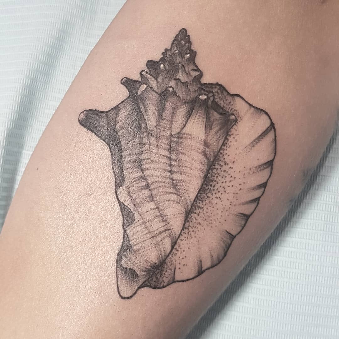 Tattoo by @jazihnotattoo — black_and_grey, dotwork
