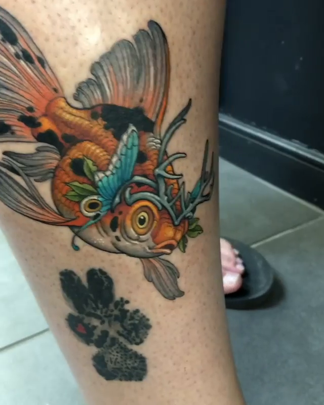 Tattoo by @erinchancetattoo — japanese_irezumi, neo_traditional
