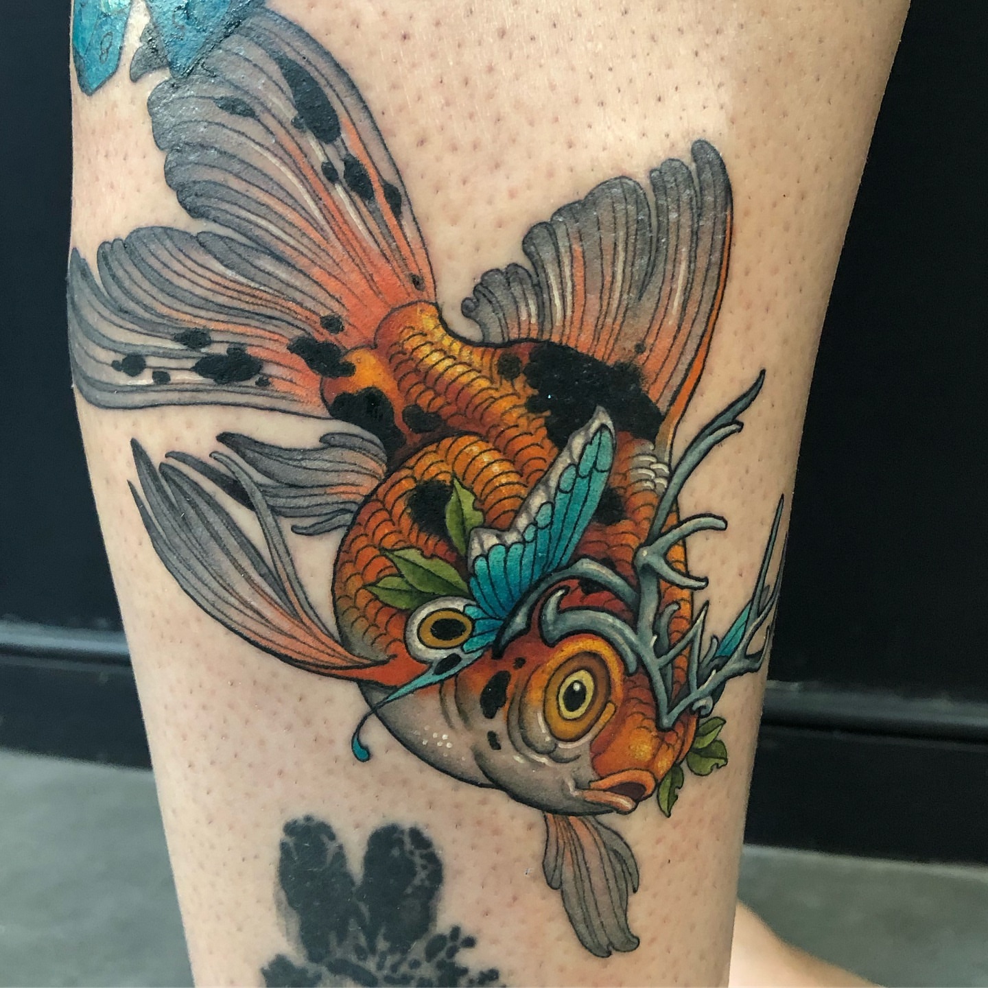 Tattoo by @erinchancetattoo — american_traditional, dotwork